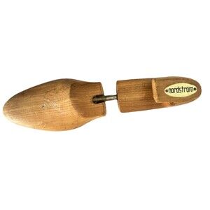 Nordstrom Wooden Shoe Tree Adjustable Cedar Shoe Shaper Men Size M Vintage